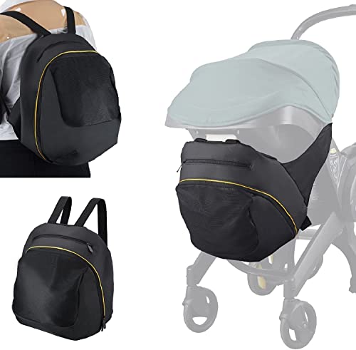 Image of Baby & Beyond's Clip-On Storage Bag Compatible with Doona Infant Car Seat Stroller (Premium Clip On Storage Bag)
