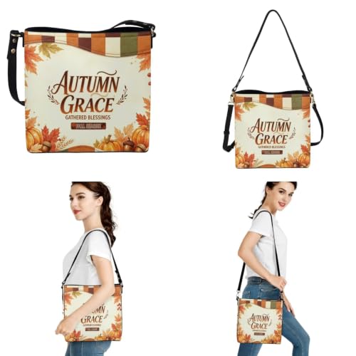 Image of HUGS IDEA Leather Purses and Handbag for Women Bucket Bag with Wrist Wallet 2 Packs