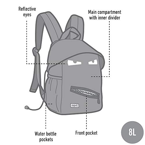 Image of Zipit ZBPM-GR-N6 ZIPIT Grillz Junior Backpack, Camo Green