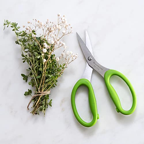 Messermeister 6-Inch Culinary Scissors, Green - All-Purpose Kitchen Scissors - 2Cr13 Stainless Steel & Nylon Slip-Resistant Handles #TOP5