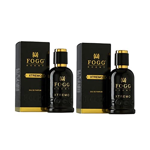 Image of Fogg Scent Xtremo Perfume for Men, Long-Lasting, Fresh & Powerful Fragrance, Eau de Parfum, 2 x 100 ml (Pack Of 2)