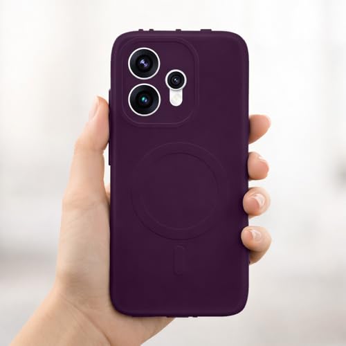 Image of Back Cover Compatible with Oppo Reno15 5G | MagFit Ring Design (Non-Magnetic) | Shockproof Case | Anti-Slip Grip | Raised Camera Edges | Slim Protective Case for Oppo Reno15 5G (Purple)
