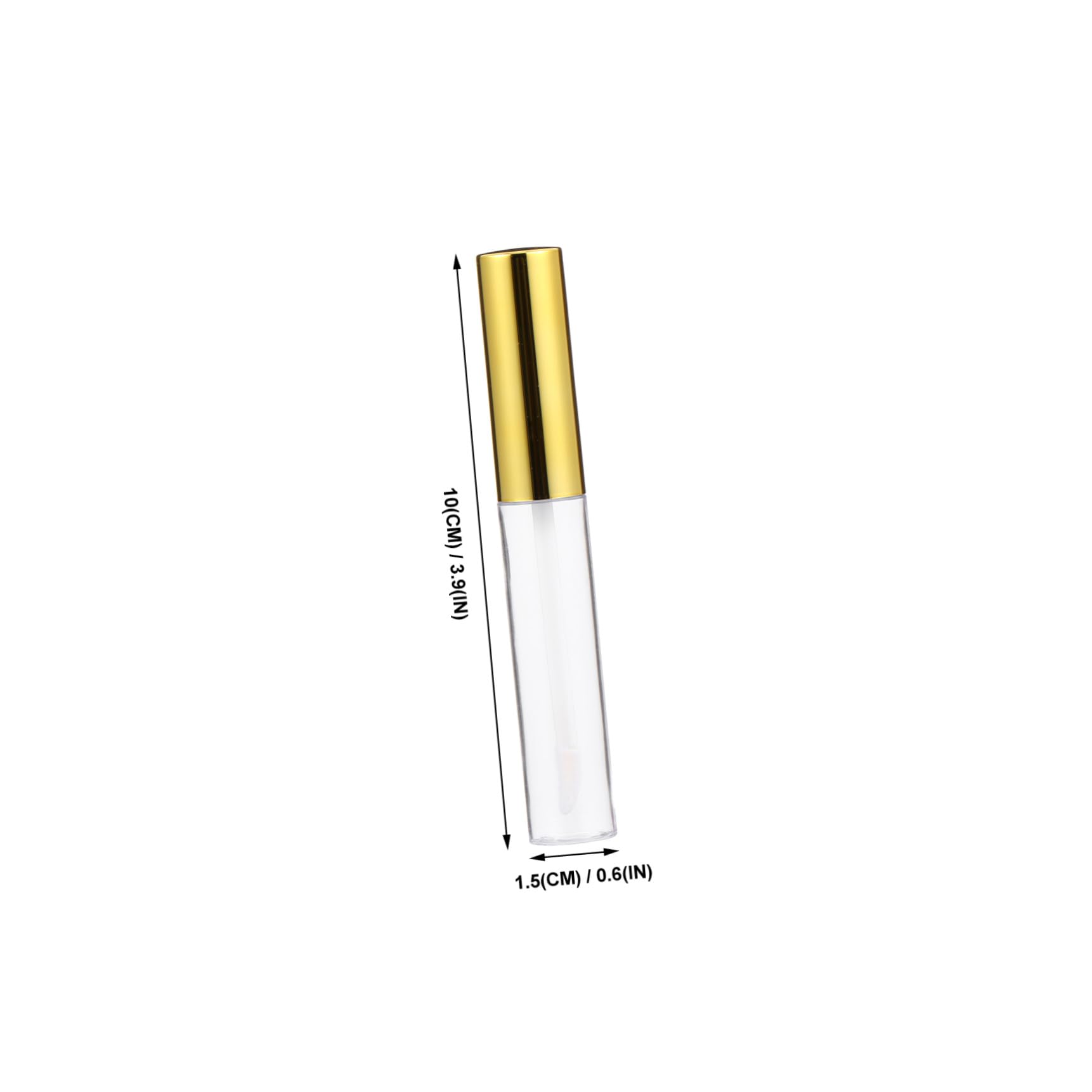 36 Tubos Labiales Rellenables de Plástico de 10ml para Brillo de Labios y Aceite Labial, Portátiles Ideales para Maquillaje Profesional y DIY