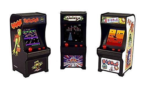 Tiny Arcade Games Gift Box Bundle Set of 3 - Frogger - Dig Dug - Galaga