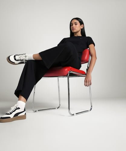 Image of PUMA Women Cotton Regular Fit T-Shirt
