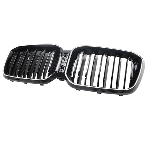 Grille avant calandre double latte pour BMW X3 G01 X4 G02 noir brillant 2022-2025