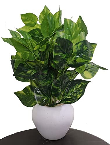 Best Artificial Hanging Plants for Your Home 31 Artificial Philodendron Plant with White Pot for Home, Shop, Offi...