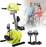 Mini vélo d'appartement multifonction : placez ce vélo d'appartement sur le sol pour l'entraînement des jambes et sur la table pour l'exercice des bras.