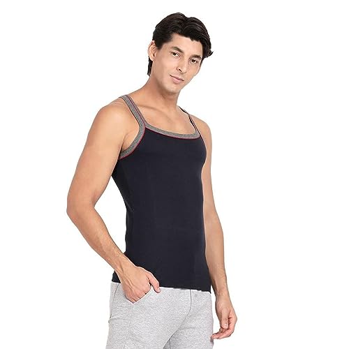 Image of Pepe Mens Square Neck Solid Vest