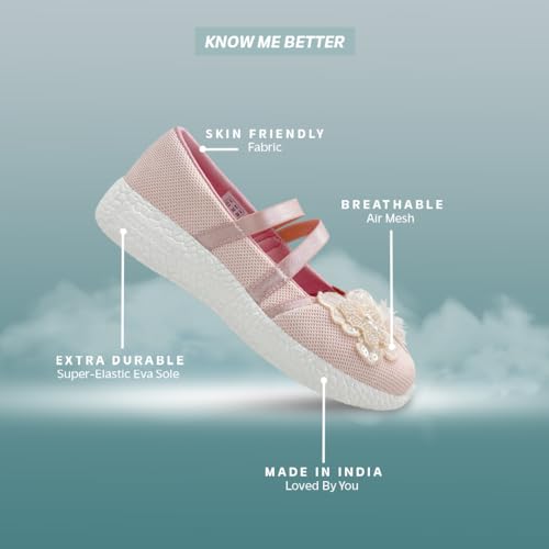 Image of KazarMax Kids Girls Floral Ballet Flat Ballerina