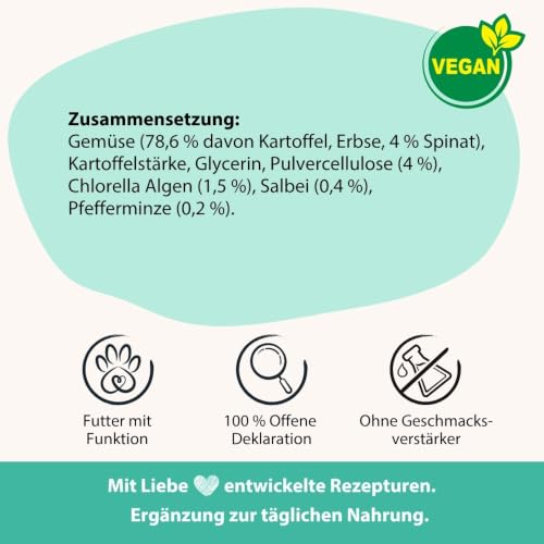 BugBell 60g Knabbersticks DentalShine – vegane Dental Snacks fettarm