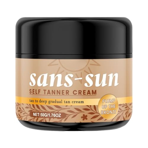 Duqulle Crema Bronceada, 50g Acelerador de Bronceado Crema Hidratante Bronceante Cuidado Para Grasas Sensibles Unisex Piel Vacaciones Verano