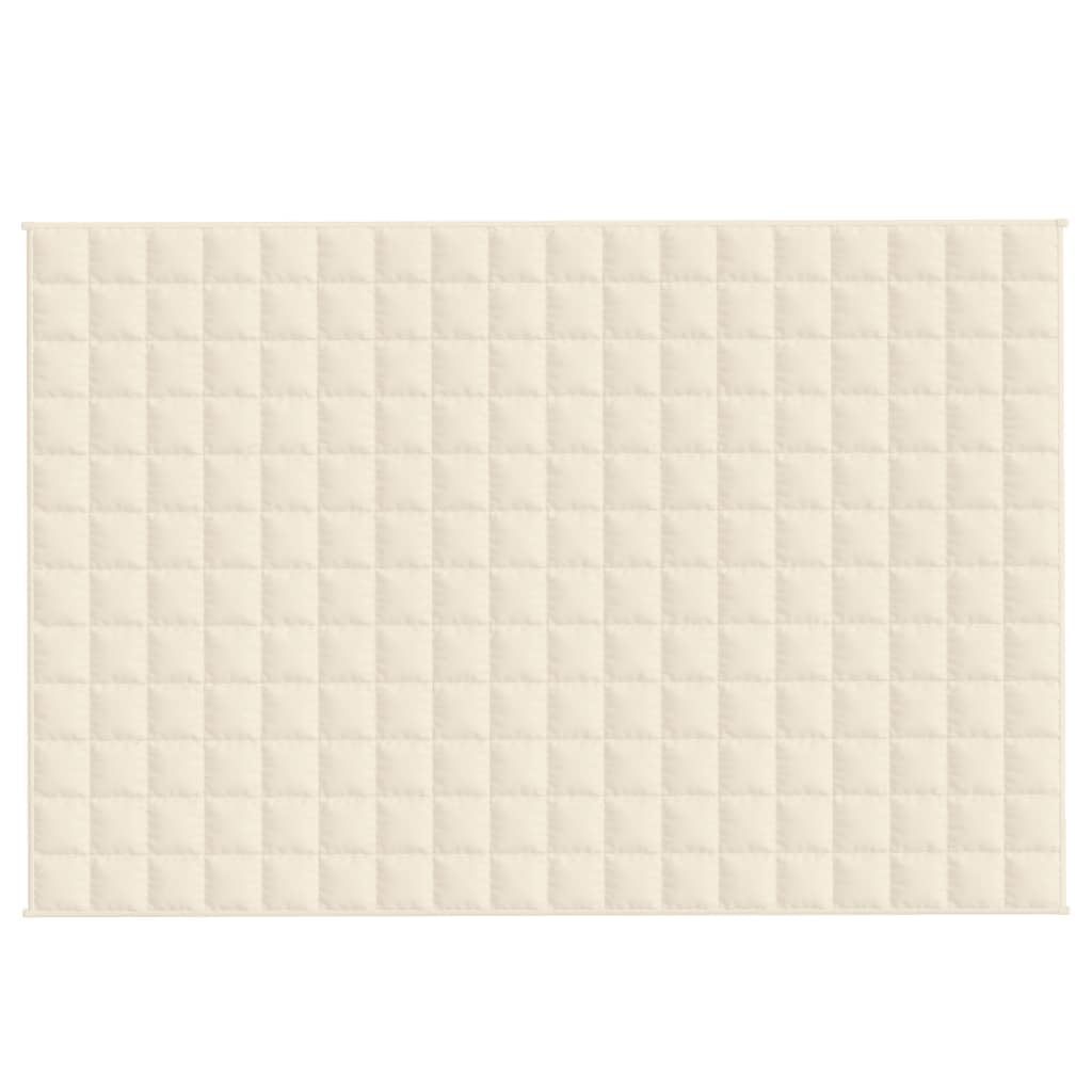 Koc o wadze 5 kg kremowy 120x180 cm