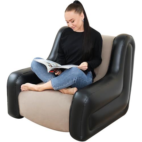 Large Inflatable Leisure Chair, Inflatable Sofa Chair for...