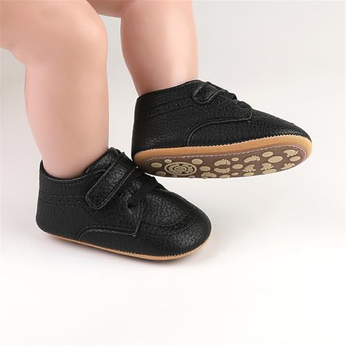 Image of RVROVIC Baby Boys Girls Anti-Slip Sneakers Soft Ankle Boots Toddler First Walkers Newborn Crib Shoes