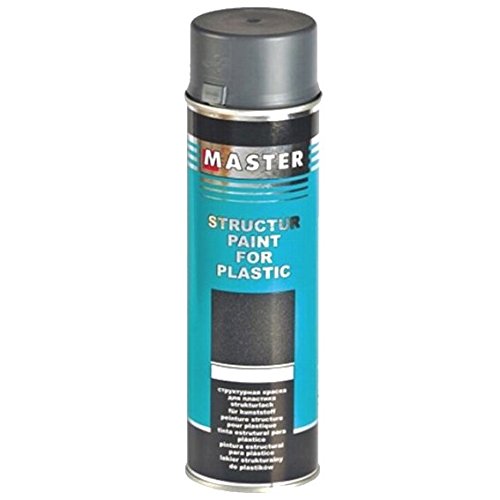 Maestro TROTON Pintura Texturizada Para Plástico Negro 1x 500ml SPRAY