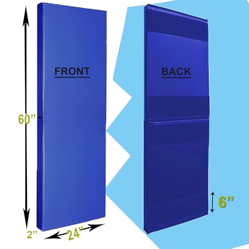 Image of Basketball Wall Panels, 2 inch Thick Wall Pads for Gym, Gym Wall Padding with Waterproof Leather, Anti Collision Padded Foam Mat Protection for Kids Basketball Hoops