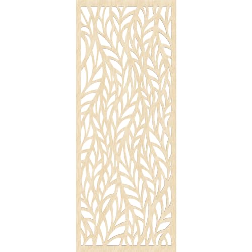 Image of Ortonville Decorative Pierced Fretwork Wood Wall Panels, 29 3 /8 inchW x 74 3 /8 inchH x 3 /8 inchT, Birch