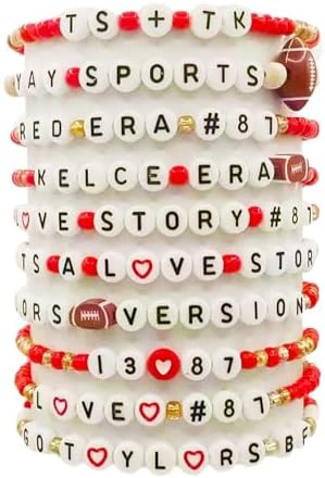 コンサートブレスレット エクスチェンジテイラー風 友情ブレスレットセット アルバムテーマブレスレット シンガーツアーコンサー用 ツアーアクセサリー ネームプレートブレスレット TSファンギフト, 7, 樹脂, 宝石なし。