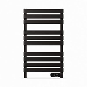 create/warm towel 500w / porte serviettes électrique noir / 96,9x55x5 cm/porte serviettes Électrique À Économie d'énergie, ultra mince