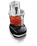 Hamilton Beach Big Mouth Duo Plus 12 Cup Food Processor & Vegetable Chopper with Additional Mini 4 Cup Bowl, Black (70580)
