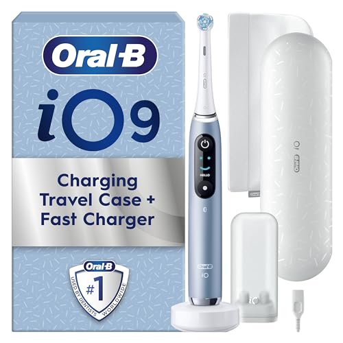 Oral-B iO9 Electric Toothbrushes For Adults, App Connected Handle, 1 Toothbrush Head, Charging...