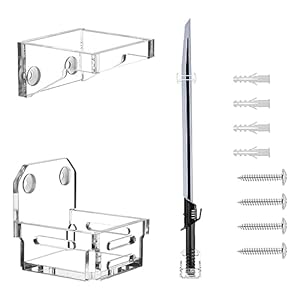 Cosmos Dunkelschwert-Wandhalterung Acryl Set 1