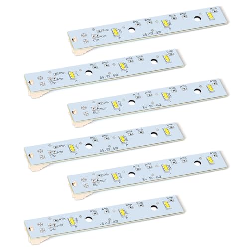 Upgrad WR55X26671 Refrigerators LED Light Board for GE Refrigerator(6 Pcs)