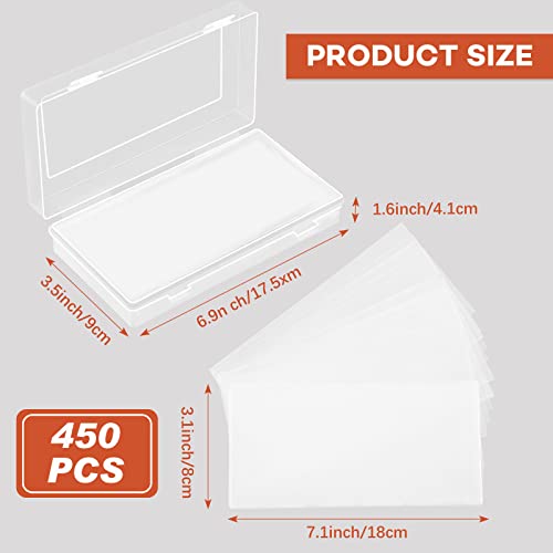 450 Fundas Transparentes para Billetes con Estuche de PVC miniatura 2