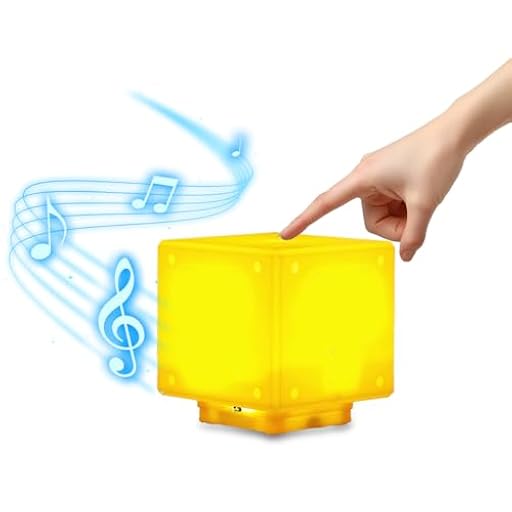 LDDYKZY Lampara Signo de Interrogación Cubo, Cubo de Lámpara de Icono 3D, Luz de Signo de Interrogación con Sonido, Lámpara Mesa de Noche Anime, Lámpara De Mesita De Noche para Niños | Ya disponible en tu tienda friki favorita! En mundofriki.es!