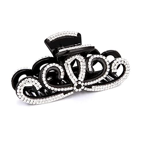 Yusier Lotus Rhinestone Hair Clip For Women cover