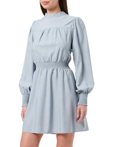 Festland Damen Turtleneckkleid 31415472-FE04, Taubenblau, S