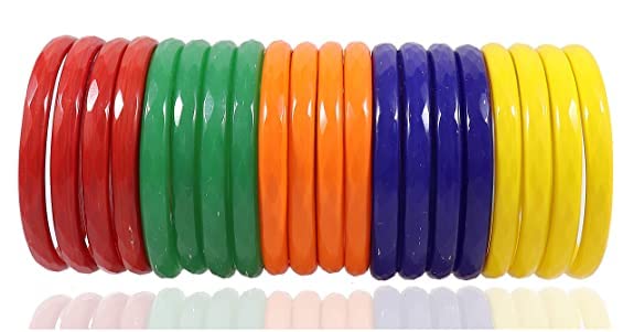 Image of NMII Glass Bangles Set for Women & Girls