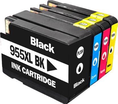Proprint 955 XL Ink Cartridge for HPP 955 XL Compatible for HPP Officejet Printers (Pack of 4)