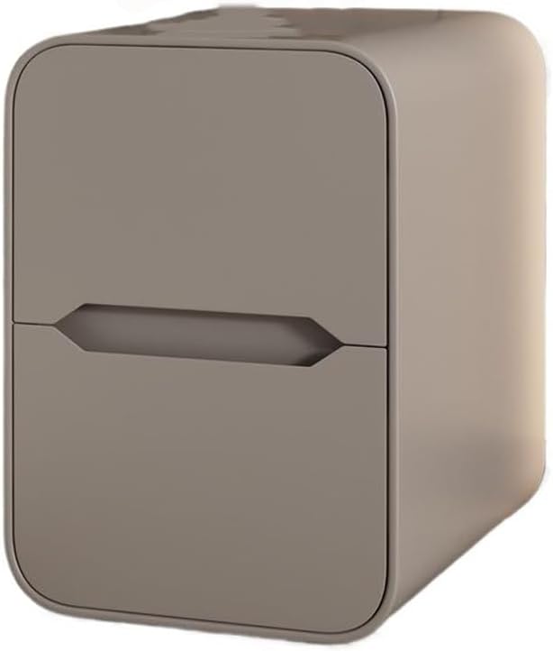 Solid Wood Bedside Table Bedroom Cream Bedside Storage Cabinet Installation(Black)