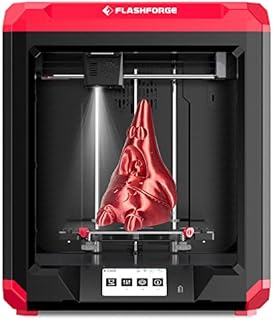 Flashforge Finder 3 3D Printer with Removable Glass Bed&PEI Flexible Platform, Direct Drive Extruder with High Temperature Nozzle, Resume Printing, Large Build Volume 190x195x200mm for Home/Beginner