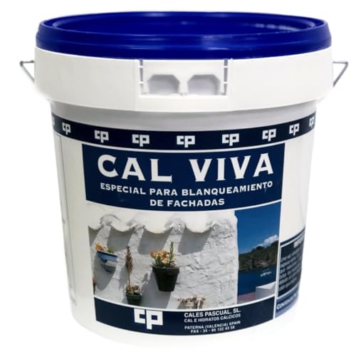Cal Viva En Piedra Especial Para Blanqueamiento En Material De Construccion, Arboles Y Para Desinfeccion De Aguas (1, Cubo, 3 Kg)