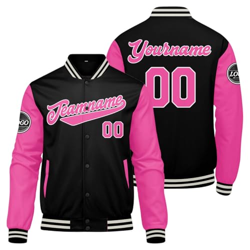 Custom Varsity Jackets for Men Women Youth Personalized Letterman Jackets with Stitched Name Number and Logo
