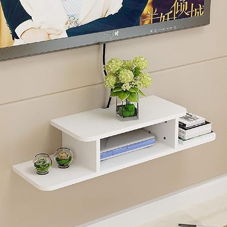 FireBees wooden setop box stand,wooden stand for wifi,console,remote or dish,wall Mount wooden stand,TV Unit Wooden(CB White) (B0BZYY9ZDS) Amazon Price History, Amazon Price Tracker