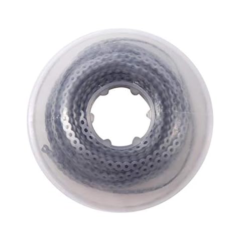 KUIDAMOS 15FT Dental Orthodontic Elastic Chain,Dental Orthodontic Elastic Chain Ultra Power Chains 4.5M Dental Spool Elastic Rubber Band Dental Rubber Chains for Orthodontic Treatment(Gray) Cover