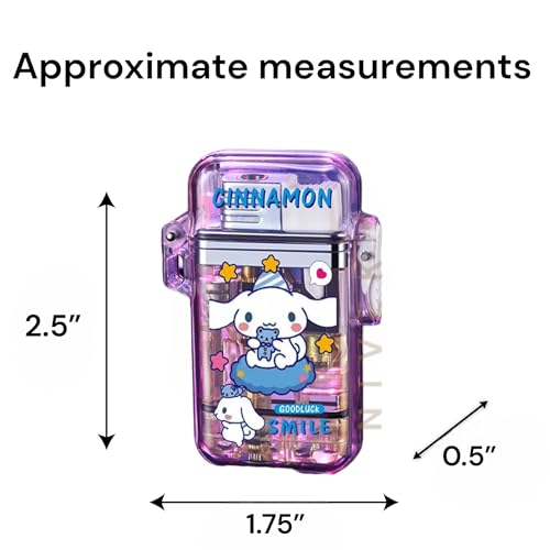 Encendedor Kawaii Transparente con Cadena NIVEK miniatura 2