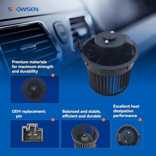 Image of SHOWSEN 700256 HVAC AC Heater Blower Motor with Fan for 2011-17 Nissan Juke