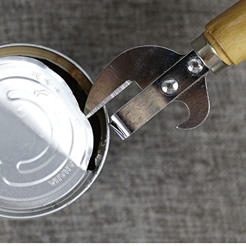 2Pcs Stainless Steel Traditional Old Fashion Stab Can & Tin Opener And Corkscrew #TOP4