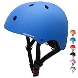 KORIMEFA Skateboard Helmet Adjustable Skate Scooter Helmet for Youth Adult Lightweight Multi-Sport...