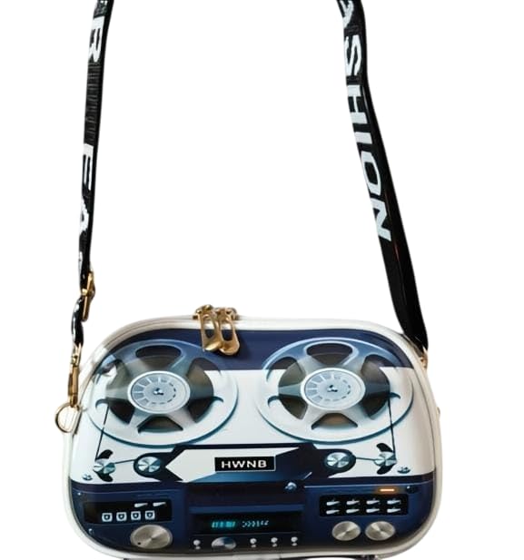 Image of Sling Box Bag with Detachable Shoulder Strap | Suitcase Style Hard Case Cross Body Sling Bag for Girls, Women,BOYS