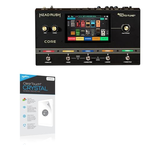 BoxWave Screen Protector Compatible with Headrush Core - ClearTouch Crystal (2-Pack), HD Film Skin - Shields from Scratches