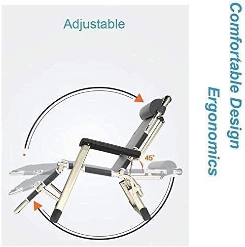Fauteuil à bascule portable et inclinable en textile haut de gamme pour balcon