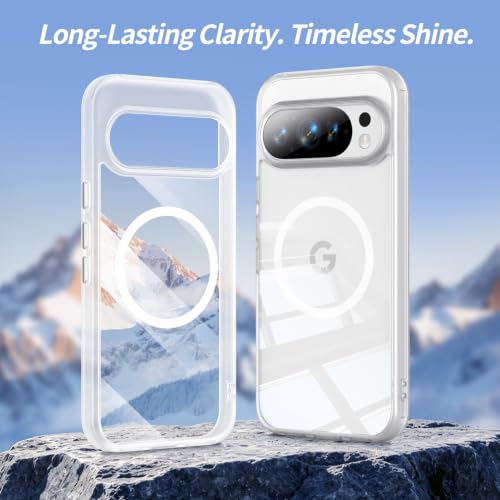 Image of Magnetic Case with Clear Back for Google Pixel 10 /10 Pro, Fit for MagSafe