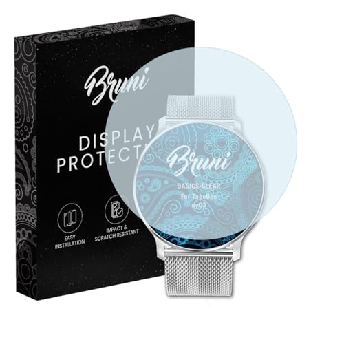 Bruni Película Protectora compatible con TagoBee ny03 Protector Película, claro Lámina Protectora (2X)