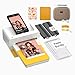 KODAK Dock Plus Fotodrucker 4PASS für Smartphones, Sofortdrucker mit 10×15 cm Fotos, Fotodrucker-Bundle mit 50 Blättern und Zubehör